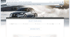 Desktop Screenshot of lexussouthatlantaparts.com